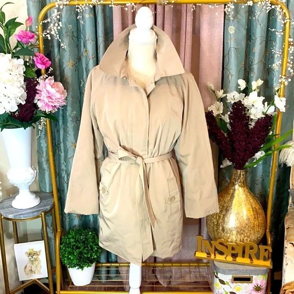 🌸Vintage Classic Elements Outerwear Short Trench (Altered)